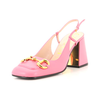 Gucci Women's Horsebit Slingback Pumps Leather
