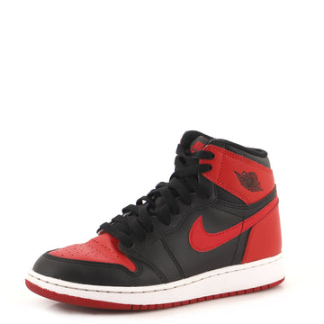 Air Jordan Men's Jordan 1 Retro High Sneakers Banned Leather