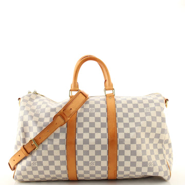 Louis Vuitton Keepall Bandouliere Bag Damier 45