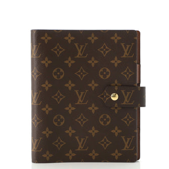 Louis Vuitton Ring Agenda Cover Monogram Canvas GM