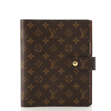 Louis Vuitton Ring Agenda Cover Monogram Canvas GM