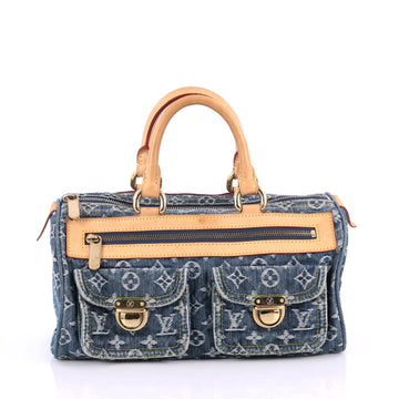 Louis Vuitton Neo Speedy Bag Denim Blue 1810401