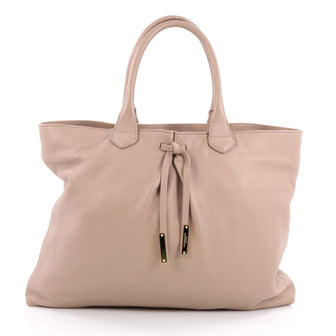 Burberry Studley Tote Leather Medium Neutral 1810801