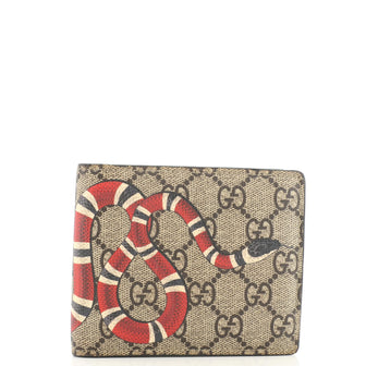 Gucci Bifold Wallets Printed GG Coated Canvas