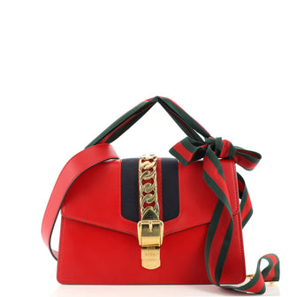 Gucci Sylvie Shoulder Bag Leather Small