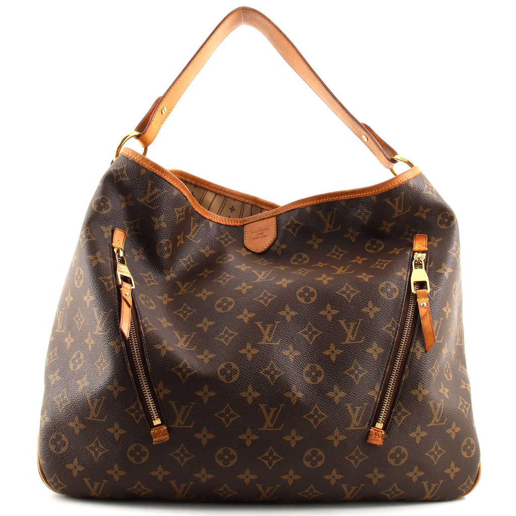 LOUIS VUITTON Delightful GM Monogram Canvas Hobo Bag Brown - 10% OFF