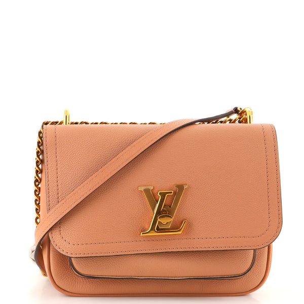 Louis Vuitton Lockme Chain Bag Leather Neutral 1811461