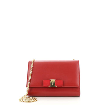 Salvatore Ferragamo Ginny Shoulder Bag Leather Medium