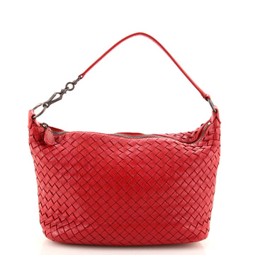 Bottega Veneta Zip Hobo Intrecciato Nappa Small