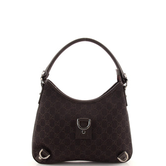 Gucci Abbey D-Ring Hobo (Outlet) GG Canvas