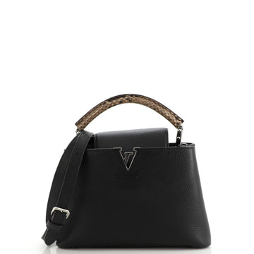 Louis Vuitton Capucines Bag Leather with Python BB