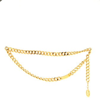 Chanel Vintage Medallion Chain Belt Metal