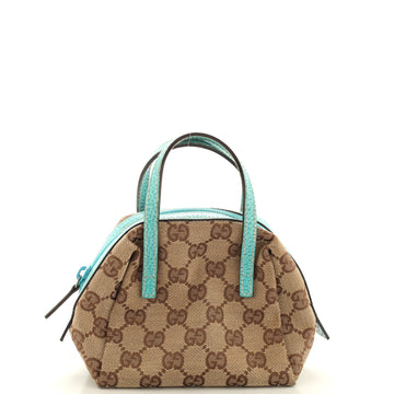 Gucci Zip Around Bowling Bag GG Canvas Mini