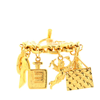 Chanel Vintage Lucky Symbols Charm Bracelet Metal