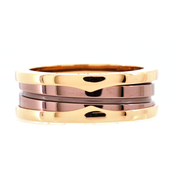 Bvlgari B.Zero1 Roma Two Band Ring 18K Rose Gold and Ceramic