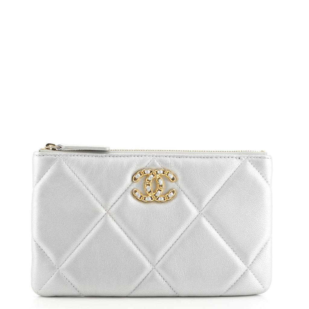 chanel 19 small pouch