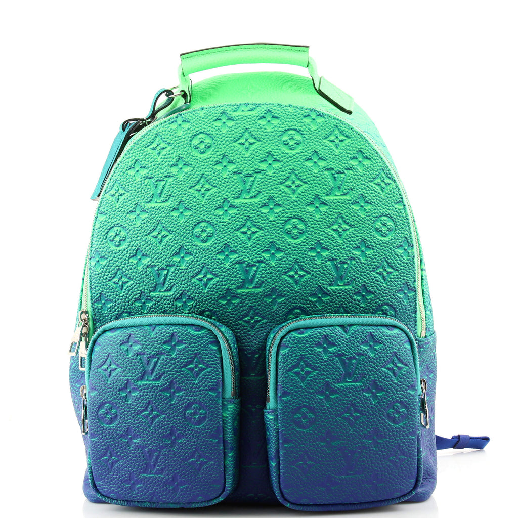 Louis Vuitton Multipocket Backpack Limited Edition Illusion Monogram Taurillon Leather Multicolor 1812451