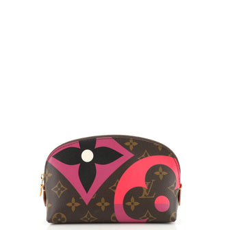 Louis Vuitton Cosmetic Pouch Limited Edition Game On Monogram Canvas