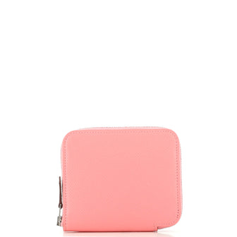 Hermes Azap Zip Around Wallet Silk'in Epsom Compact