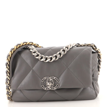 Chanel 19 Flap Bag Quilted Leather Medium