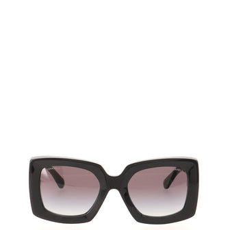 Chanel Etched CC Sunglasses Acetate