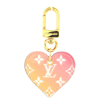 Louis Vuitton Love Lock Heart Keychain Limited Edition Degrade Monogram Vernis