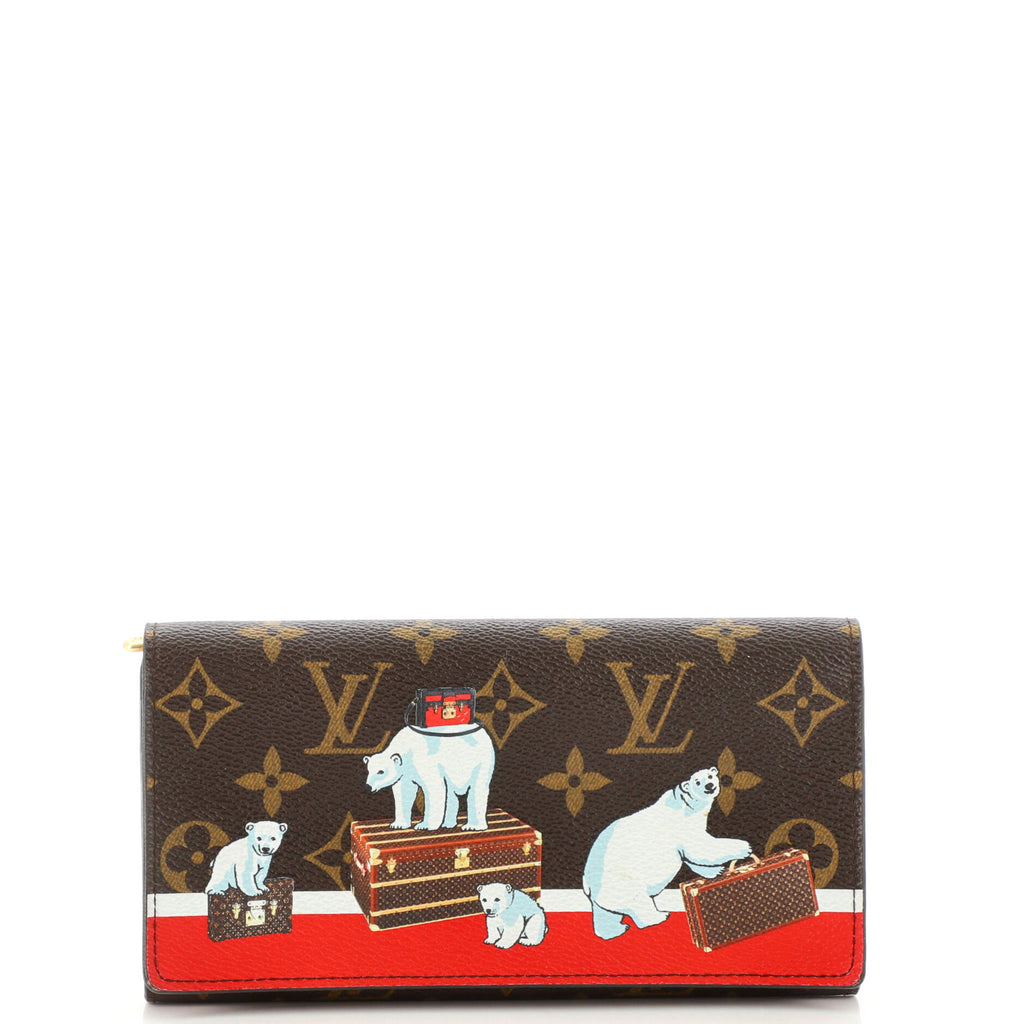 Brand new authentic Louis Vuitton sarah wallet christmas edition
