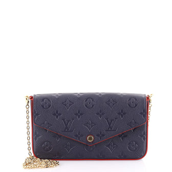 Louis Vuitton Felicie Pochette Monogram Empreinte Leather