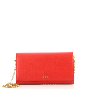 Christian Louboutin Boudoir Chain Wallet Leather