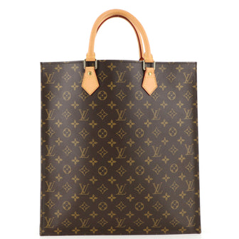 Louis Vuitton Sac Plat Bag Monogram Canvas