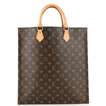 Louis Vuitton Sac Plat Bag Monogram Canvas