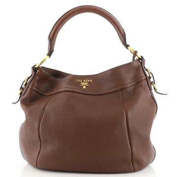 Prada Open Hobo Vitello Daino Medium