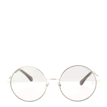 Chanel CC Round Sunglasses Metal with Acetate