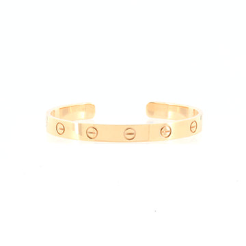 Cartier Love Cuff Bracelet 18K Rose Gold