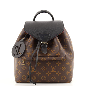 Louis Vuitton Montsouris Backpack NM Monogram Canvas with Leather PM