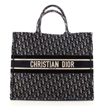 Christian Dior Book Tote Oblique Velvet