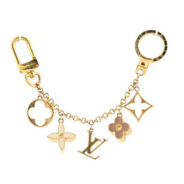 Louis Vuitton Fleur de Monogram Bag Charm and Key Holder Resin and Brass