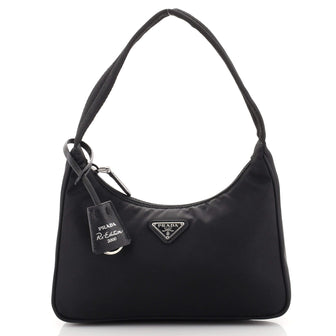 Prada Re-Edition 2000 Hobo Tessuto Mini