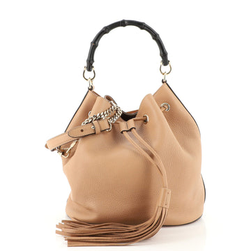 Gucci Miss Bamboo Bucket Bag Leather Medium