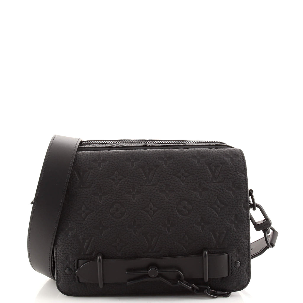 Louis Vuitton Monogram Taurillon Steamer Messenger Bag - Black Messenger  Bags, Bags - LOU821811