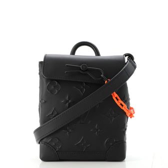 Louis Vuitton Steamer XS Monogram Black in Cowhide Leather with