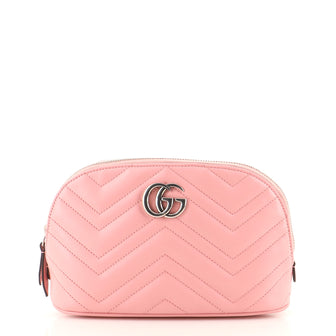 Gucci GG Marmont Cosmetic Case Matelasse Leather Large