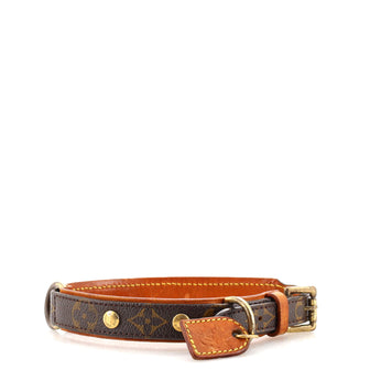 Louis Vuitton Baxter Dog Collar Monogram Canvas PM