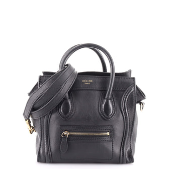 Celine Luggage Bag Smooth Leather Nano