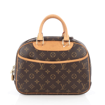 Louis Vuitton Trouville Handbag Monogram Canvas Brown 1816207