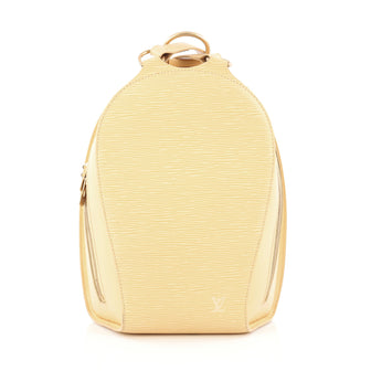 Louis Vuitton Mabillon Backpack Epi Leather Yellow