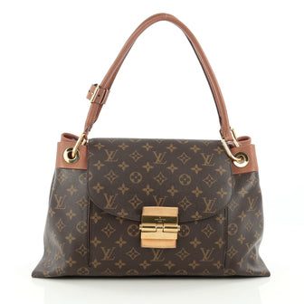 Louis Vuitton Olympe Handbag Monogram Canvas Brown 1816213