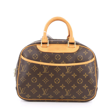 Louis Vuitton Trouville Handbag Monogram Canvas Brown 1816214