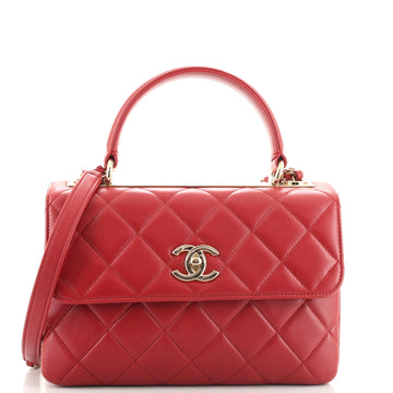 Chanel Trendy CC Top Handle Bag Quilted Lambskin Small