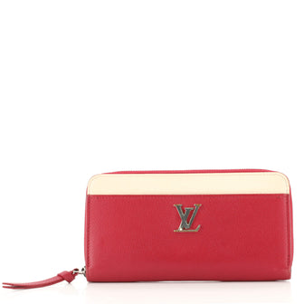 Louis Vuitton Zippy Lockme Wallet Leather
